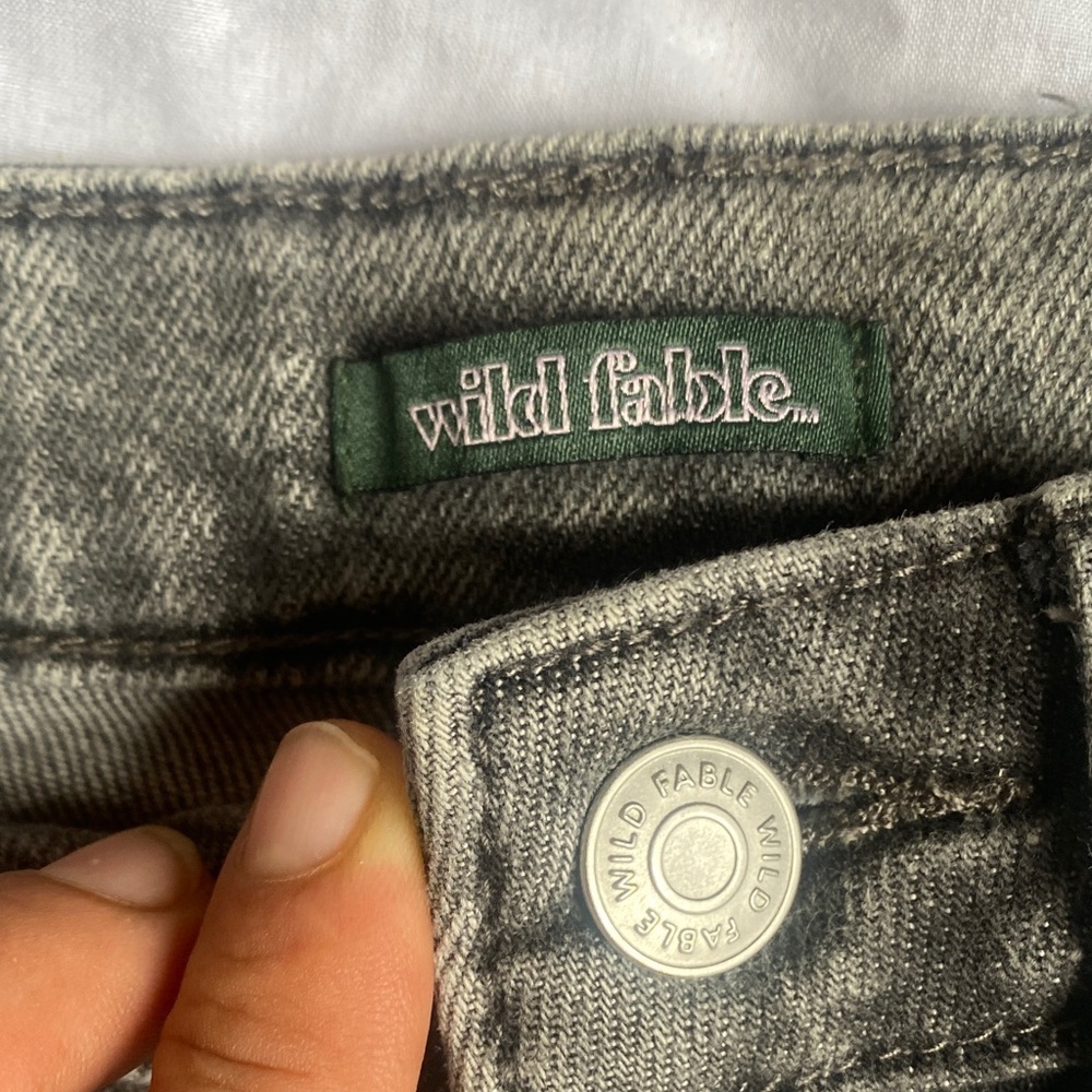 Wild Fable Charcoal Denim mom jeans - Picture 2 of 12